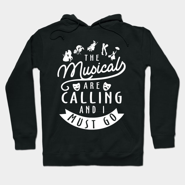 Funny Broadway Lover Gift Hoodie by KsuAnn